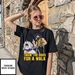 Barstool Sports Takin’ The Dogs For A Walk T-Shirt