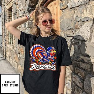 Beargiving Chicago Bears Thanksgiving Turkey Day 2026 T-Shirt