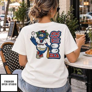 Boomer The Cutters Mascot Baseball T-Shirt