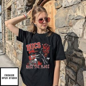 Bucs Raise The Flags Tampa Bay Football Pirate T-Shirt