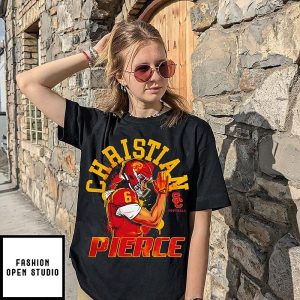 Christian Pierce Usc Black Illustrated T-Shirt