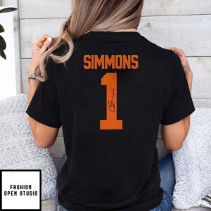 Colin Simmons #1 Texas Football T Shirt