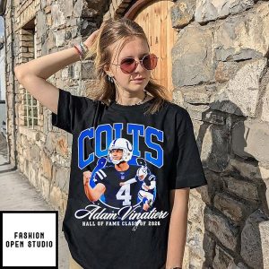 Colts Adam Vinatieri Hall Of Fame Class Of 2026 T-Shirt