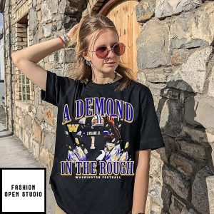 Demond Williams Jr Washington Purple A Demond In The Rough T-Shirt