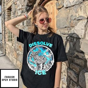 Dissolve Ice Diablo Macabre Skeleton T-Shirt
