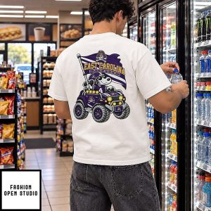 East Carolina Pirates NCAA Football Daniel Hill Snoopy Driving Offroad Vehicle T-Shirt