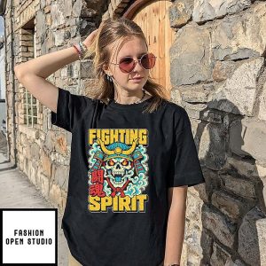 Fighting Spirit Illustration T-Shirt