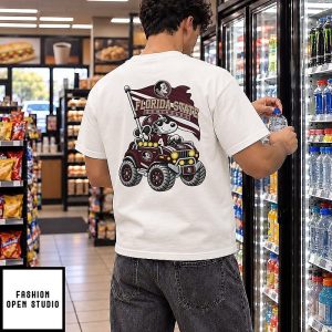 Florida State Seminoles NCAA Football Daniel Hill Snoopy Driving Offroad Vehicle T-Shirt