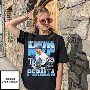 Freddy Peralta Tampa Bay Rays 2026 American League Championship Series Mvp Signature T-Shirt