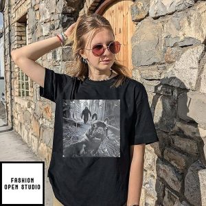 Funny French Bulldog In The Forest T-Shirt