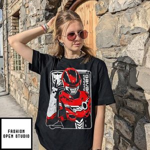 Gavan Infinity Red Armor Tactical Suit T-Shirt