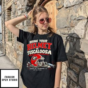 Georgia Bulldogs Bring Your Helmet To Tuscaloosa T-Shirt