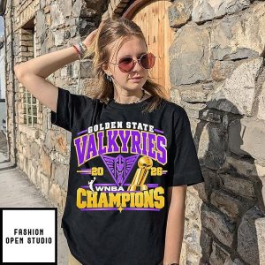 Golden State Valkyries 2026 Wnba Champions Gold Trophy T-Shirt
