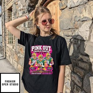 Green Bay Packers Pink Out Tackle Cancer Pink October 2026 T-Shirt