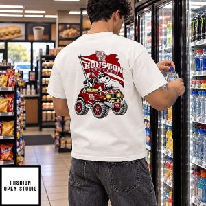 Houston Cougars NCAA Football Daniel Hill Snoopy Driving Offroad Vehicle T-Shirt