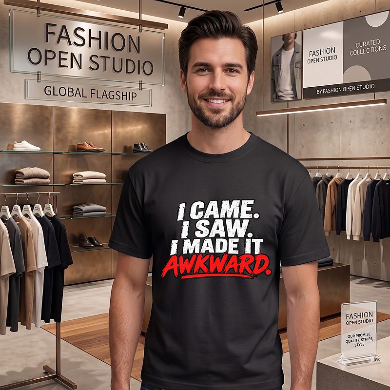 I Came I Saw I Made It Awkward T-Shirt I Came I Saw I Made It Awkward T-Shirt