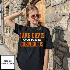 Illinois Fighting Illini Jake Davis Jake Davis Makes Corner 3s T-Shirt