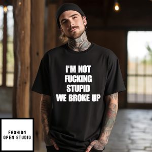 I’m Not Fucking Stupid We Broke Up T-Shirt