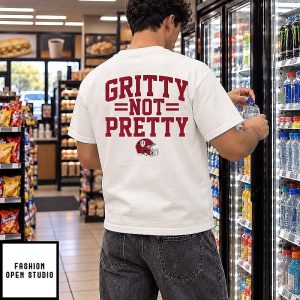 Indiana Hoosiers Football Gritty Not Pretty Helmet T-Shirt