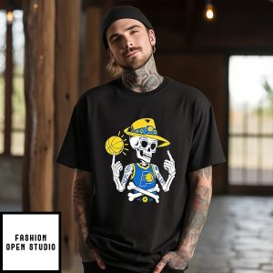 Indiana Pacers Mexico City Cdmx Game 2026 Sugar Skull Skeleton T-Shirt
