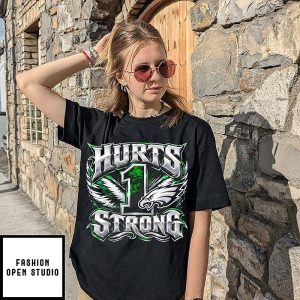 Jalen Hurts Strong No 1 Philadelphia Eagles T-Shirt