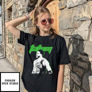Jayson Tatum Boston Celtics Number 0 Player T-Shirt