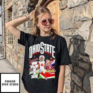 Jeremiah Smith Ohio State Buckeyes With Brutus T-Shirt