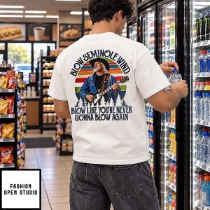 John Anderson Blow Like You’re Never Gonna Blow Again Seminole Wind Memorial T-Shirt
