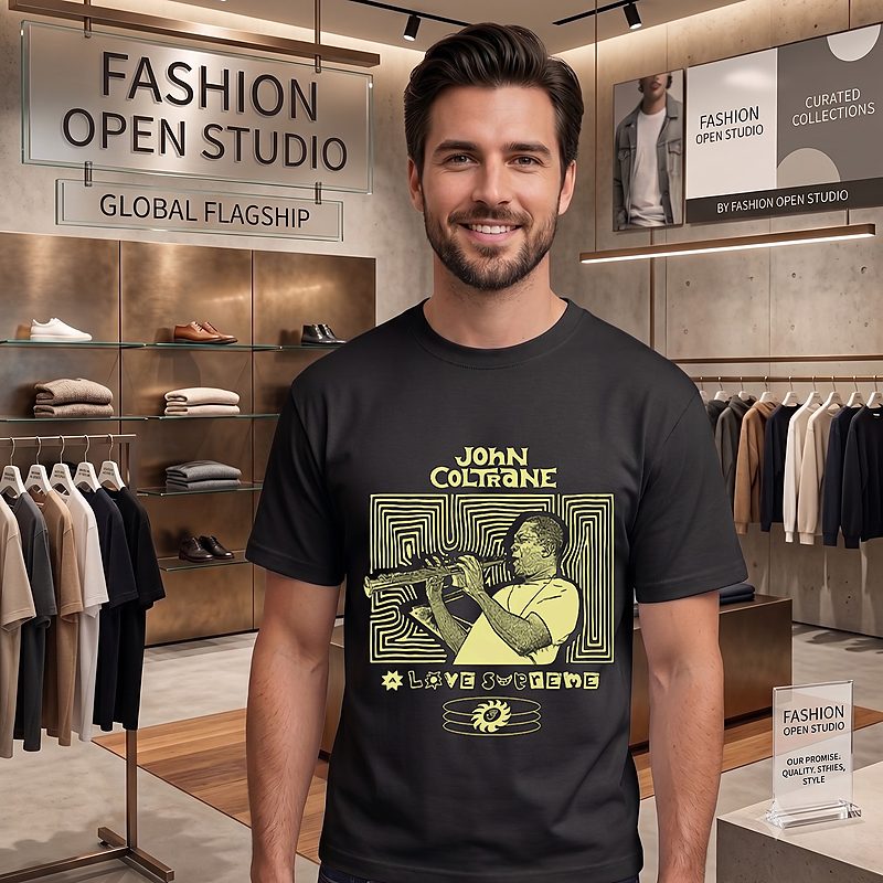 John Coltrane Fan Art T-Shirt John Coltrane Fan Art T-Shirt
