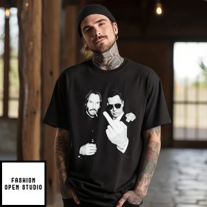 John Wick & Caine Middle Finger T-Shirt