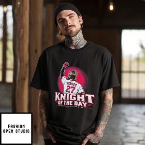 Knight Of The Day Austin Hedges Cleveland Guardians T-Shirt