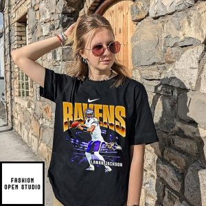 Lamar Jackson Baltimore Ravens Player 2026 T-Shirt