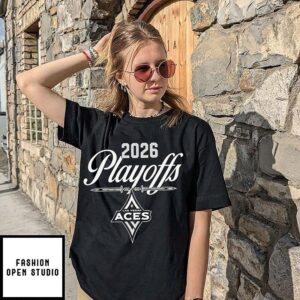 Las Vegas Aces 2026 WNBA Playoffs Logo T-Shirt