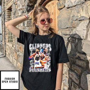Los Angeles Clippers Fnibrand Bootleg Style T-Shirt