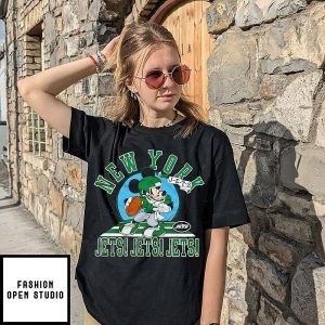 Mickey Mouse X New York Jets Jets Jets Jets Disney Cartoon T-Shirt