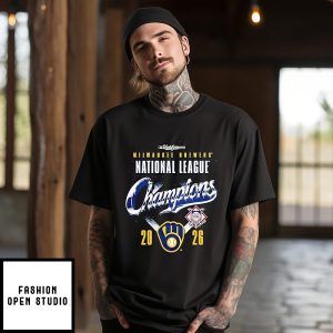 Milwaukee Brewers 2026 National League Champions Locker Room T-Shirt