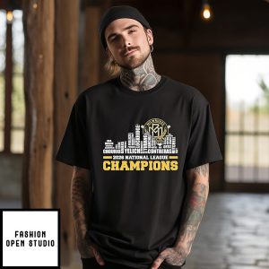 Milwaukee Brewers 2026 National League Champions Players Name City Skyline T-Shirt