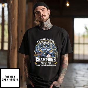 Milwaukee Brewers 2026 National League Champions Thank You For The Memories T-Shirt