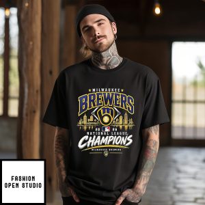 Milwaukee Brewers 2026 Nlcs National League Champions Skyline T-Shirt