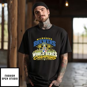 Milwaukee Brewers 2026 World Series Champions City Skykine T-Shirt