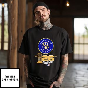 Milwaukee Brewers 2026 World Series Trophy T-Shirt