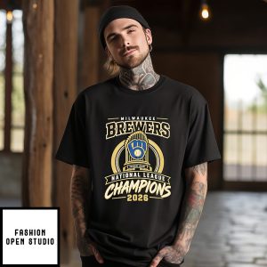 Milwaukee Brewers Baseball 2026 National League Champions Trophy T-Shirt