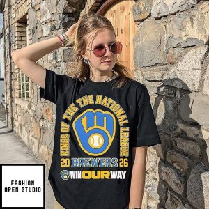 Milwaukee Brewers Kings Of The National League Win Our Way T-Shirt