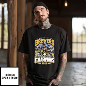 Milwaukee Brewers National League Champions 2026 Graphic T-Shirt