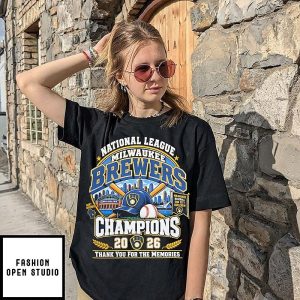 Milwaukee Brewers National League Champions 2026 Thank You For The Memories Built Different T-Shirt