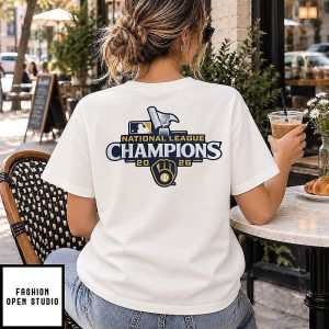Milwaukee Brewers National League Champions 2026 Trophy T-Shirt