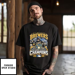 Milwaukee Brewers National League Champions 2026 World Series Bound Baseball T-Shirt