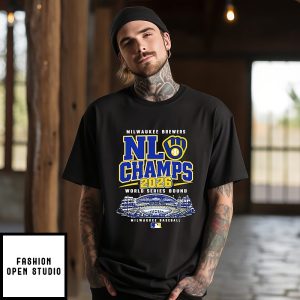 Milwaukee Brewers National League Champions 2026 World Series Bound Stadium T-Shirt
