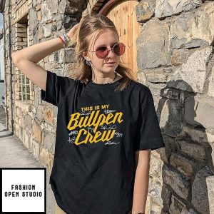 Milwaukee Brewers This Is My Bullpen Crew Signatures T-Shirt