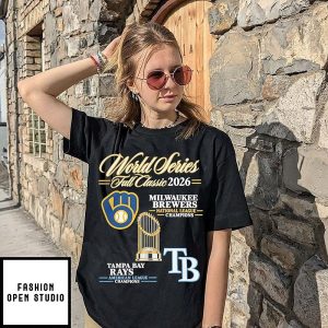 Milwaukee Brewers Vs Tampa Bay Rays 2026 World Series Fall Classic T-Shirt